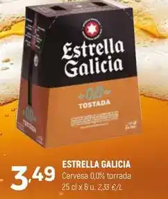 Coviran Estrella galicia - cervesa 0,0% torrada oferta