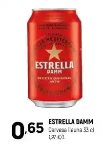 Coviran Estrella damm - cervesa llauna oferta