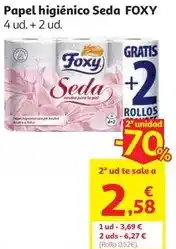 Alcampo Foxy - papel higiénico seda oferta