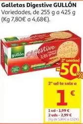 Alcampo Gullón - galletas digestive oferta