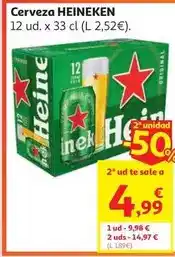 Alcampo Heineken - cerveza oferta