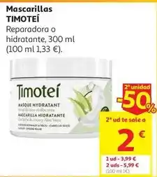 Alcampo Champu purificante timotei 300ml oferta