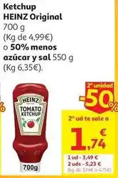 Alcampo Ketchup heinz 700 g oferta