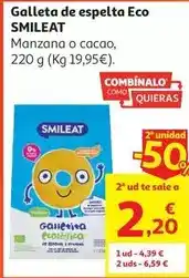 Alcampo Smileat - galleta de espelta eco oferta