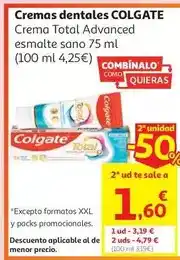 Alcampo Colgate - cremas dentals oferta