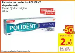 Alcampo Crema adhesiva polident original 40 ml oferta