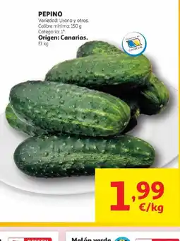 Alcampo Pepino oferta