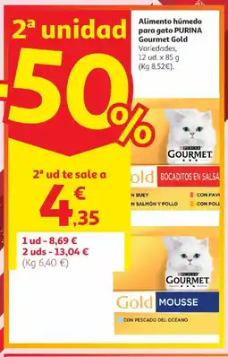 Alcampo Purina Alimento húmedo para gato Gourmet Gold oferta
