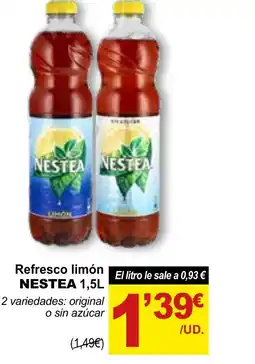 SPAR NESTEA Refresco limón oferta