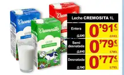 SPAR CREMOSITA Leche oferta