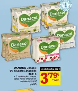 SPAR DANONE Danacol 0% azúcares añadidos oferta