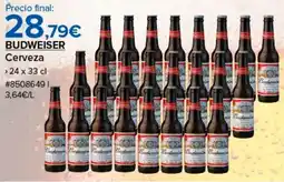 Costco BUDWEISER Cerveza oferta