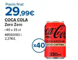 Costco COCA COLA Zero Zero oferta