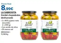 Costco LA SABROSITA Gordal chupade dos deshuesada oferta