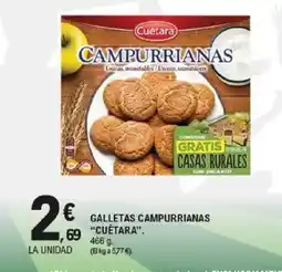 E.Leclerc CUÉTARA Galletas campurrianas oferta