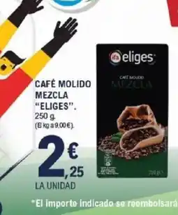 E.Leclerc ELIGES Café molido mezcla oferta