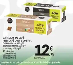 E.Leclerc NESCAFÉ DOLCE GUSTO Cápsulas de café oferta