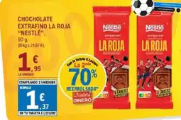 E.Leclerc NESTLÉ Chocholate extrafino la roja oferta