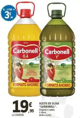 E.Leclerc CARBONELL Aceite de oliva oferta