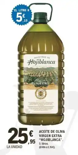E.Leclerc HOJIBLANCA Aceite de oliva virgen extra oferta