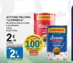 E.Leclerc LA ESPAÑOLA Aceitunas rellenas oferta