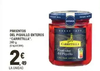 E.Leclerc CARRETILLA Pimientos del piquillo enteros oferta