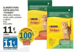 E.Leclerc FRISKIES Alimento para gatos adultos oferta