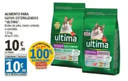 E.Leclerc ULTIMA Alimento para gatos esterilizados oferta