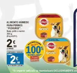 E.Leclerc PEDIGREE Alimento húmedo para perros oferta