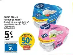 E.Leclerc BURGO DE ARIAS Queso fresco oferta