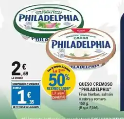 E.Leclerc PHILADELPHIA Queso cremoso oferta