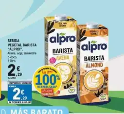 E.Leclerc ALPRO Bebida vegetal barista oferta