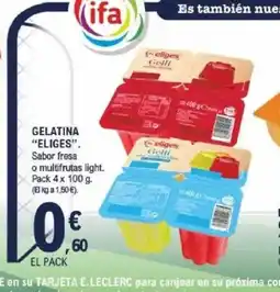 E.Leclerc ELIGES Gelatina oferta