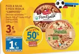 E.Leclerc CAMPOFRÍO Pizza & salsa o pizza vegalia oferta