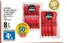 E.Leclerc FLOR DE SIERRA DE JABUGO Lonchas de cebo ibérico oferta