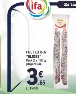 E.Leclerc ELIGES Fuet extra oferta