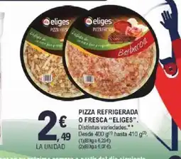 E.Leclerc ELIGES Pizza refrigerada o fresca oferta