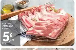 E.Leclerc Costilla fresca de cerdo oferta