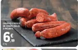 E.Leclerc Chorizo fresco de cerdo dulce o picante oferta