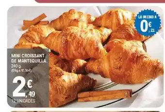 E.Leclerc Mini croissant de mantequilla oferta