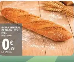 E.Leclerc Barra integral de trigo 100% oferta