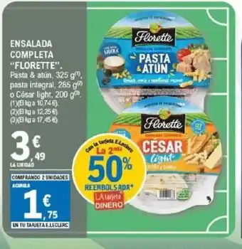E.Leclerc FLORETTE Ensalada completa oferta