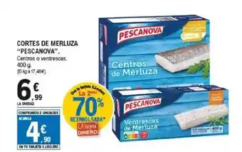 E.Leclerc PESCANOVA Cortes de merluza oferta
