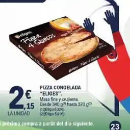 E.Leclerc ELIGES Pizza congelada oferta
