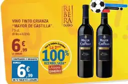 E.Leclerc MAYOR DE CASTILLA Vino tinto crianza oferta