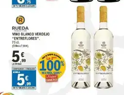 E.Leclerc ENTREFLORES Vino blanco verdejo oferta