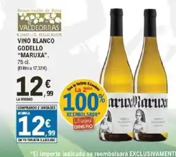 E.Leclerc MARUXA Vino blanco godello oferta