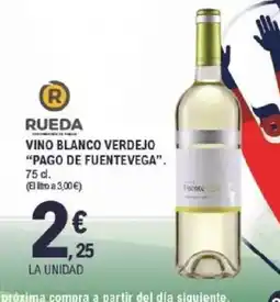 E.Leclerc PAGO DE FUENTEVEGA Vino blanco verdejo oferta