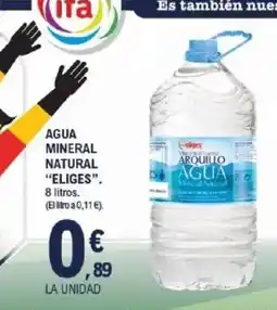 E.Leclerc ELIGES Agua mineral natural oferta