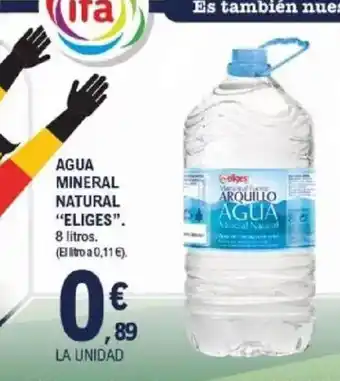 E.Leclerc ELIGES Agua mineral natural oferta
